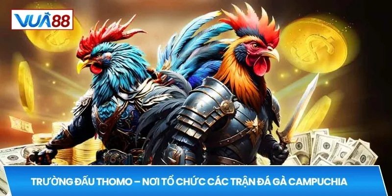 Trường đấu Thomo – nơi tổ chức các trận đá gà Campuchia